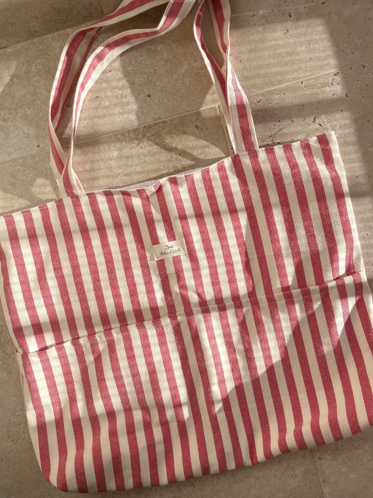 Sac cabas rose