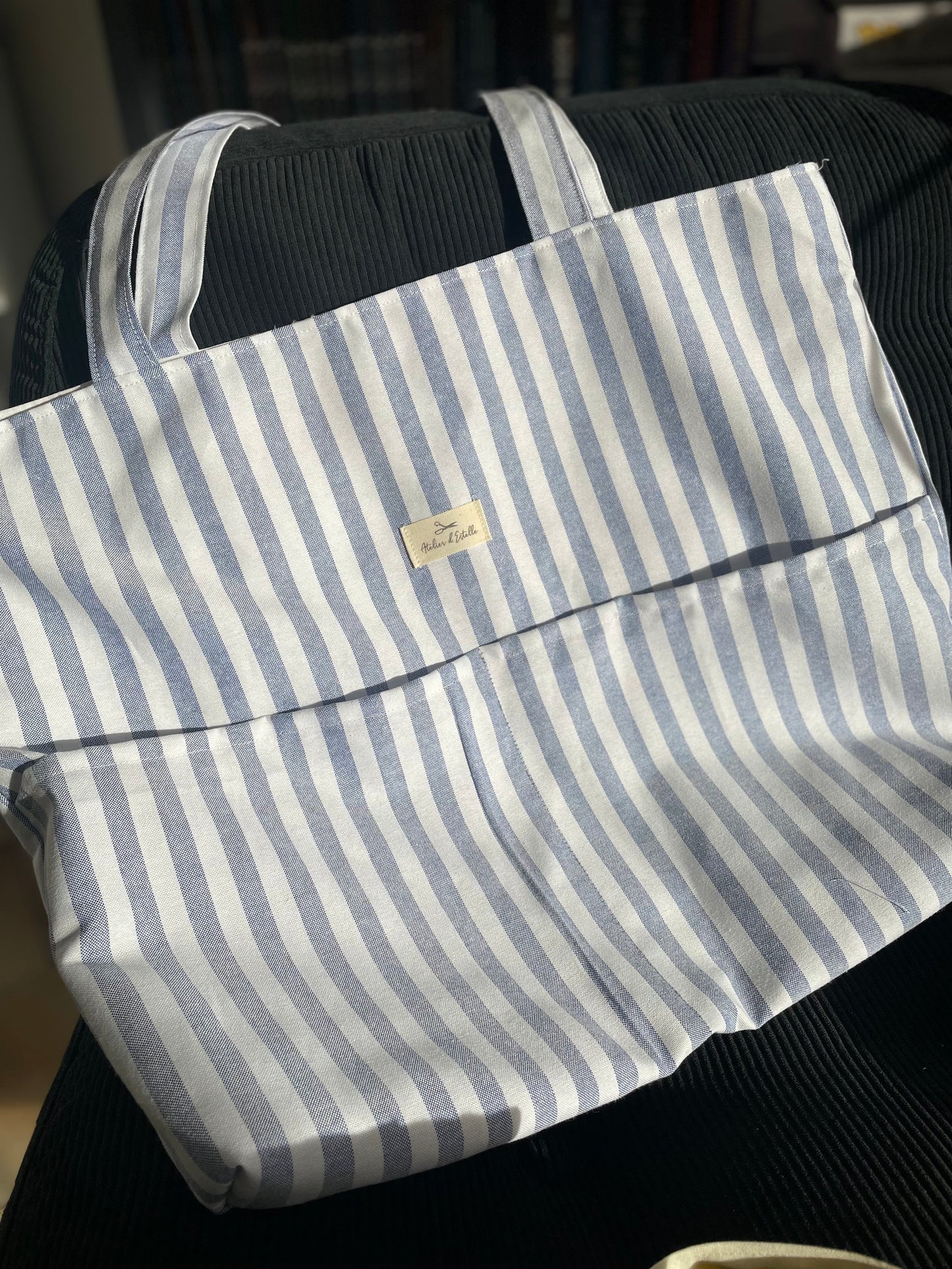 Sac cabas bleu