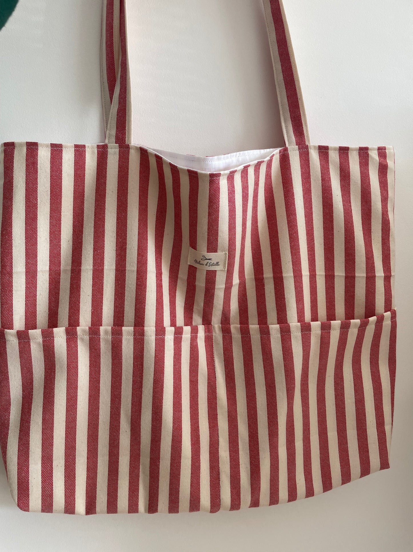 Sac cabas rose