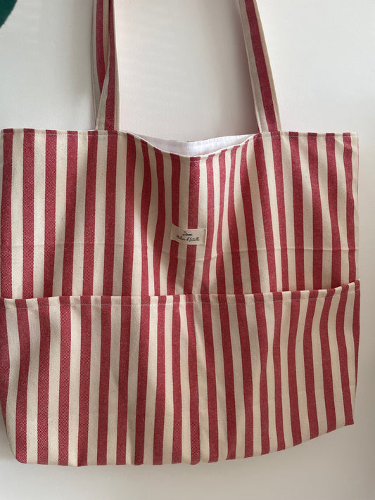 Sac cabas rose