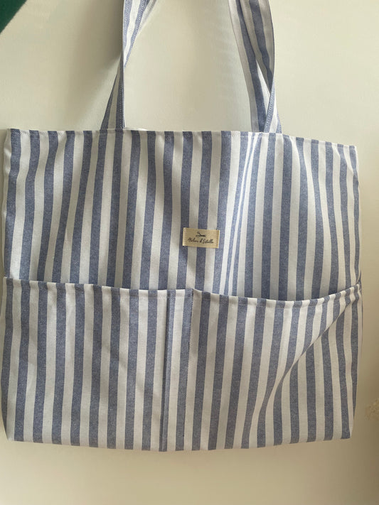 Sac cabas bleu